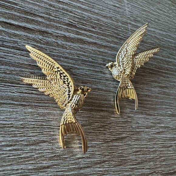 Bohemian bird earrings A1119 - Picture 3 of 5